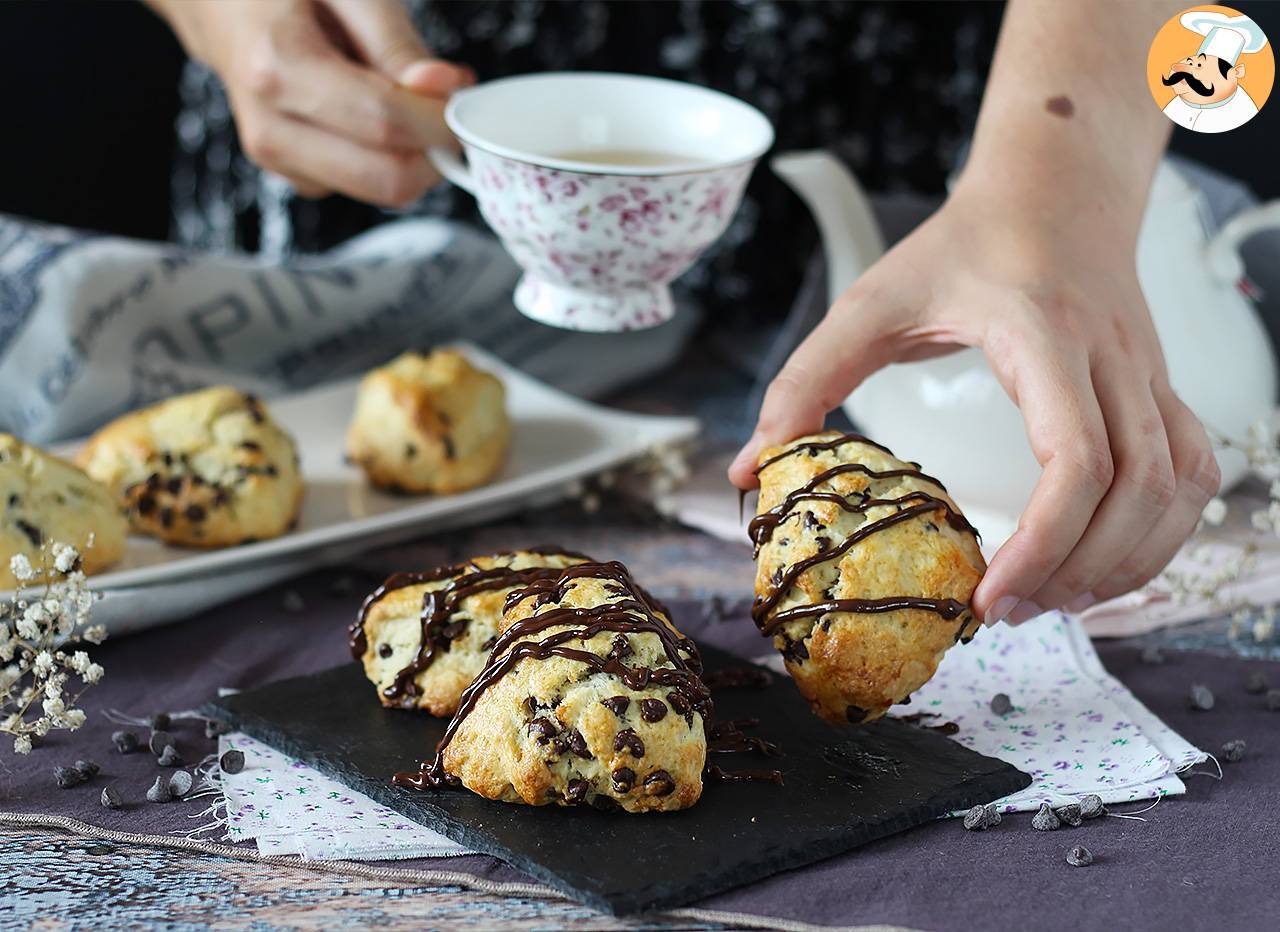 Scones Au Chocolat Faciles Et Tr S Moelleux Recette Ptitchef