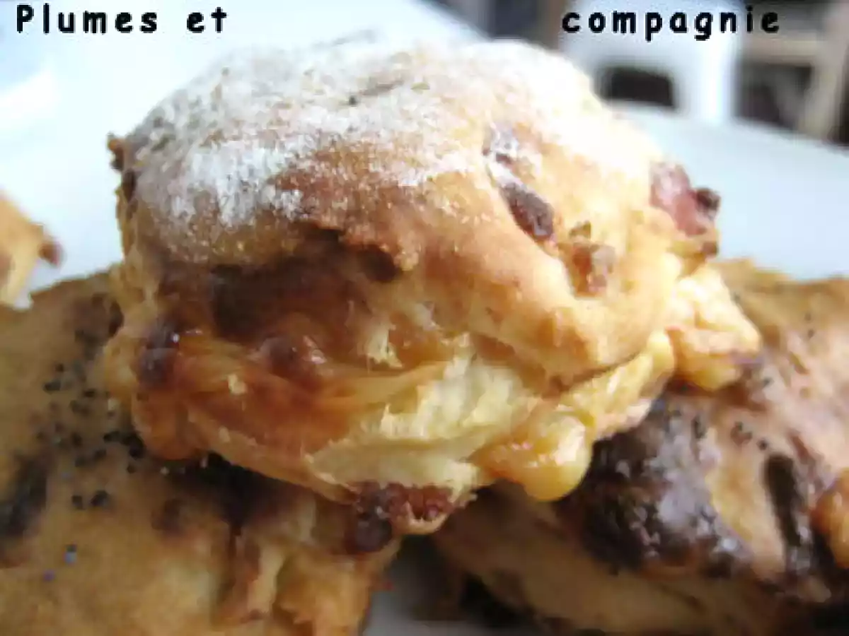 Scones au lard fumé et au Comté pour brunch, apéro ou pique nique