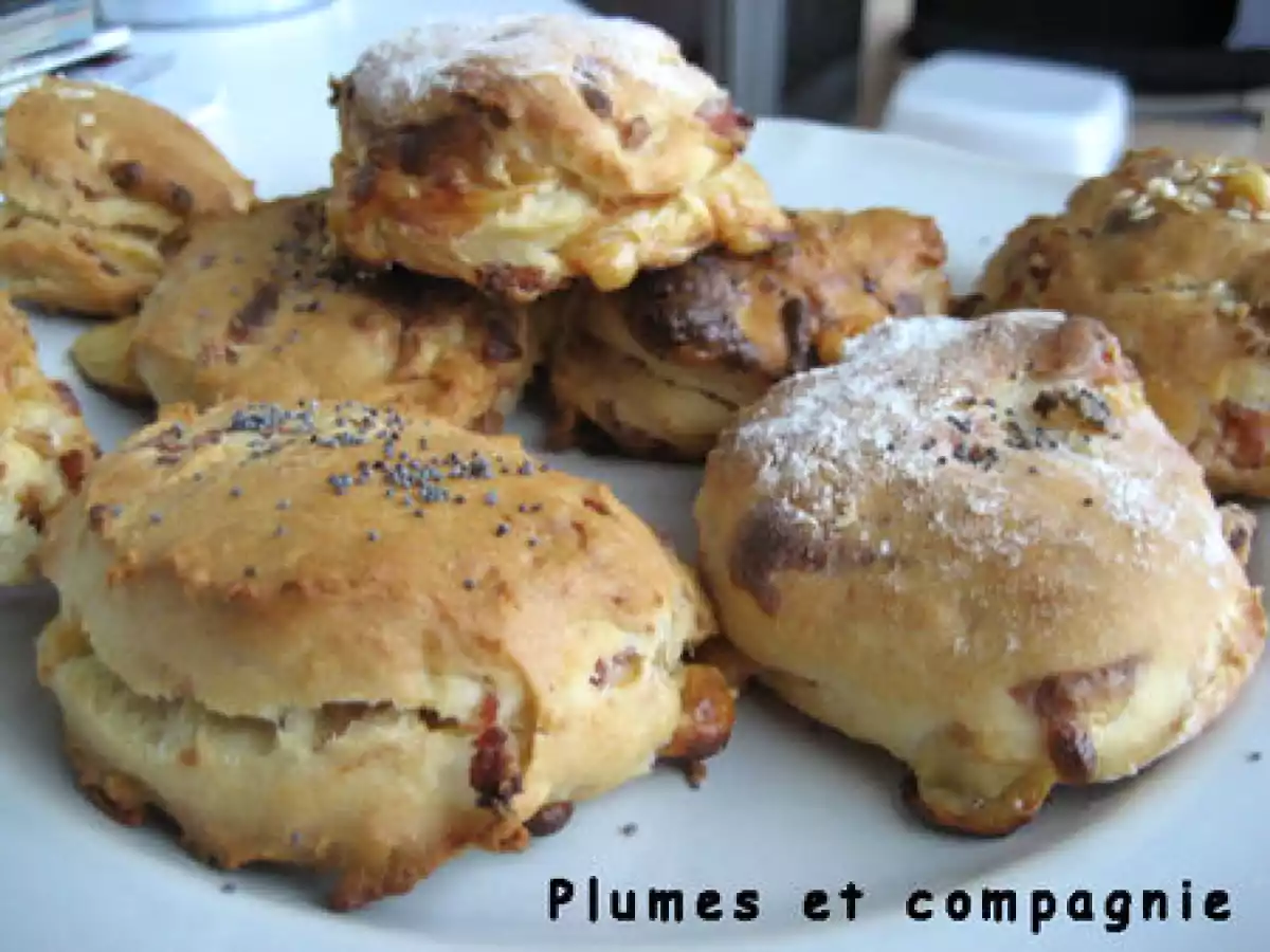 Scones au lard fumé et au Comté pour brunch, apéro ou pique nique - photo 3