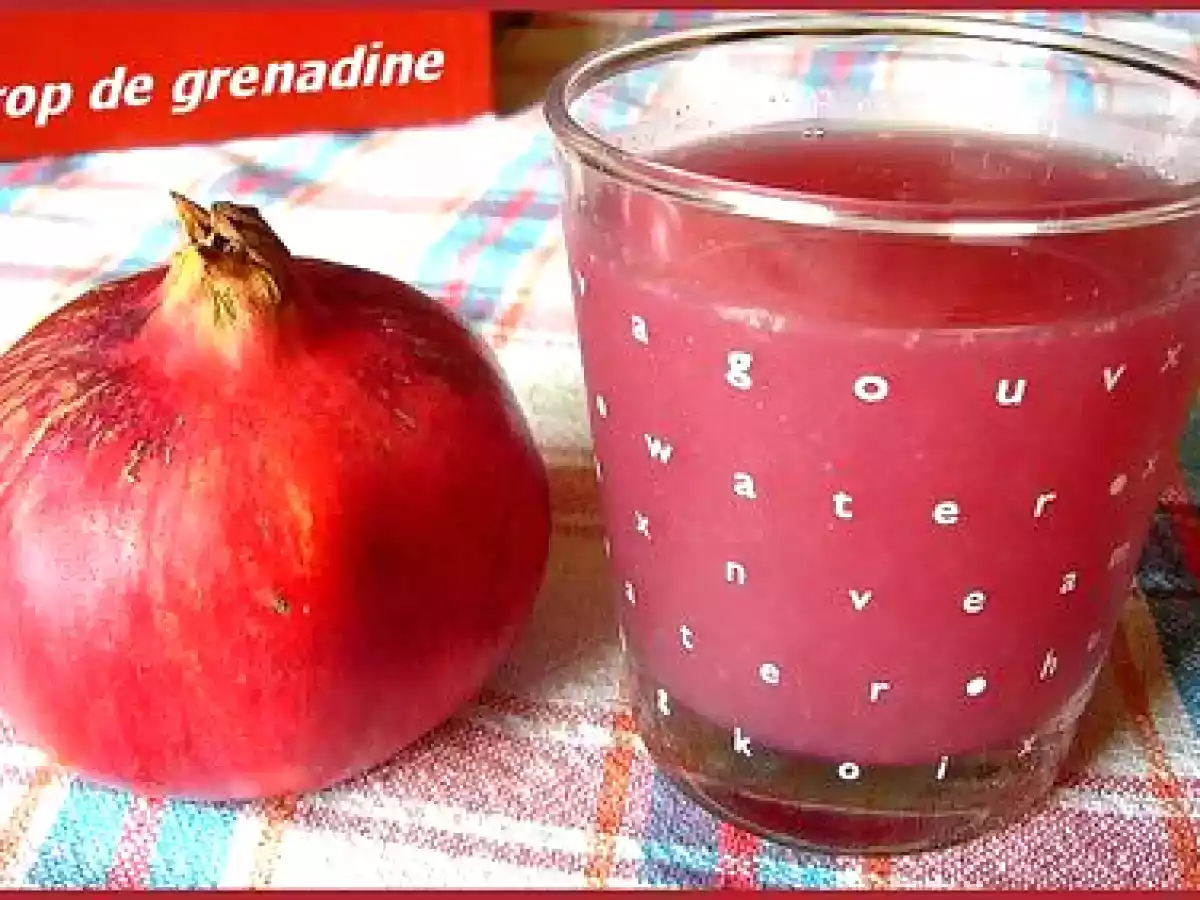 Sirop de grenadine