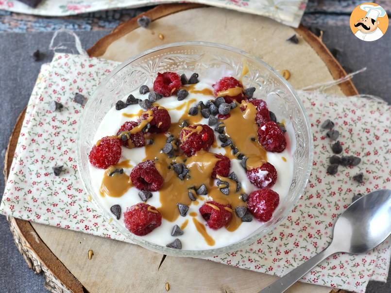 Skyr bowl aux fruits rouges, beurre de cacahuètes et chocolat - photo 4