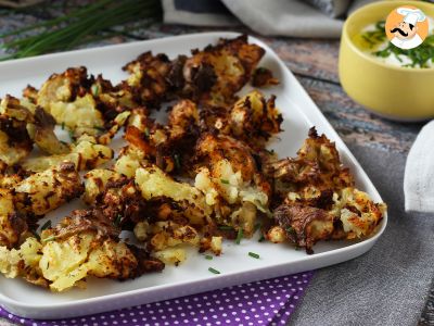 Smashed potatoes au Air Fryer, l'accompagnement ultra croustillant !