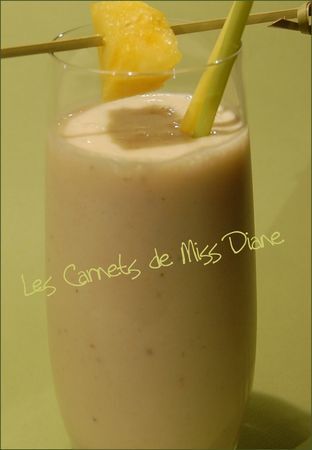 Cocktail Piña Colada (sans alcool)