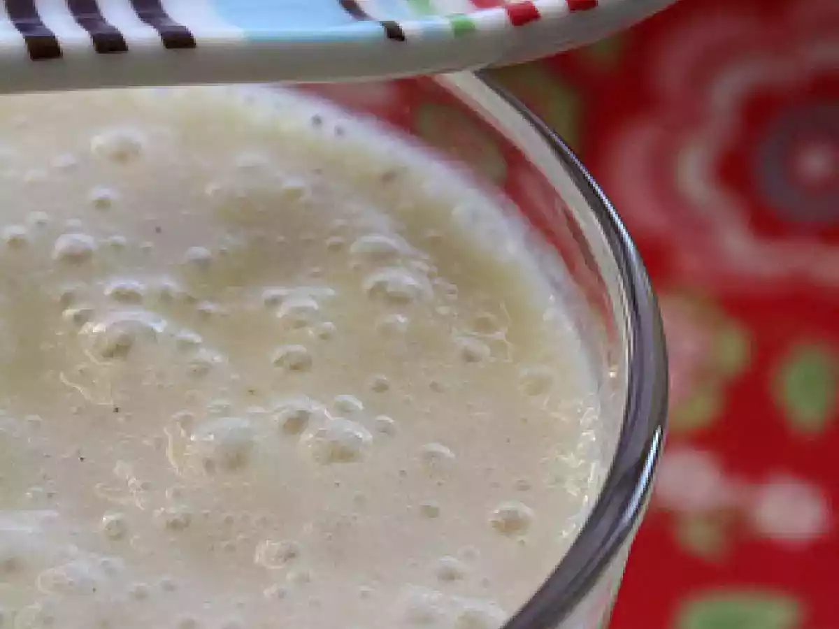 Smoothie pomme-banane & crème glacée à la vanille pour un réconfort tout en douceur