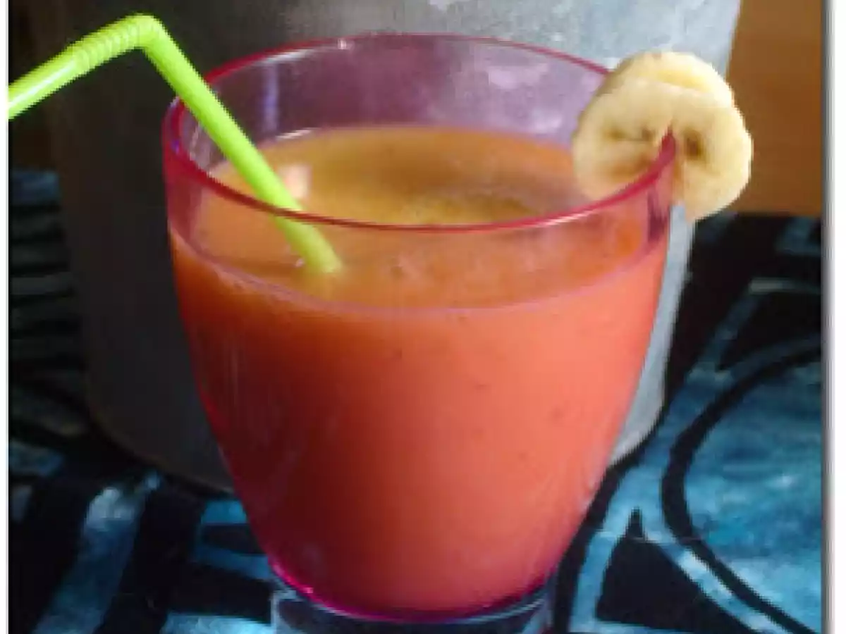 Smoothie pomme/ banane/ orange