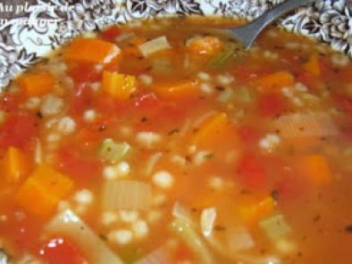 Soupe à l'orge et aux légumes - Recette Ptitchef
