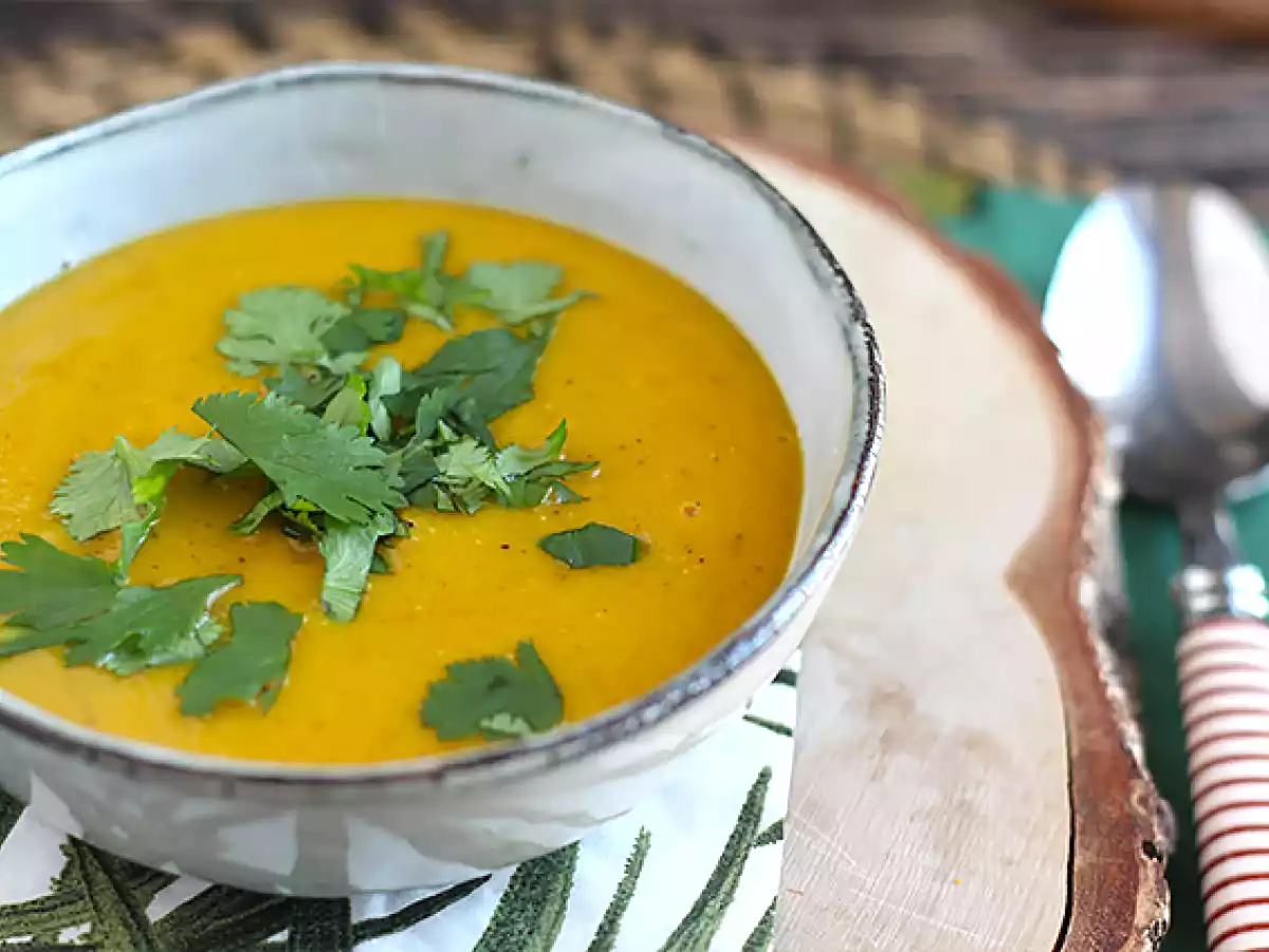 Soupe au butternut et aux lentilles corail - photo 3