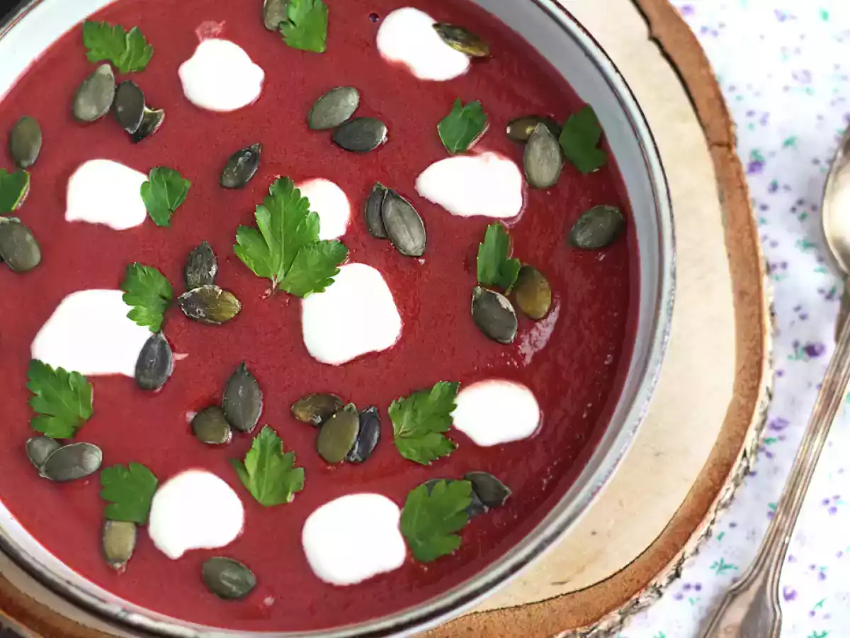 Soupe de betterave facile et colorée - photo 2