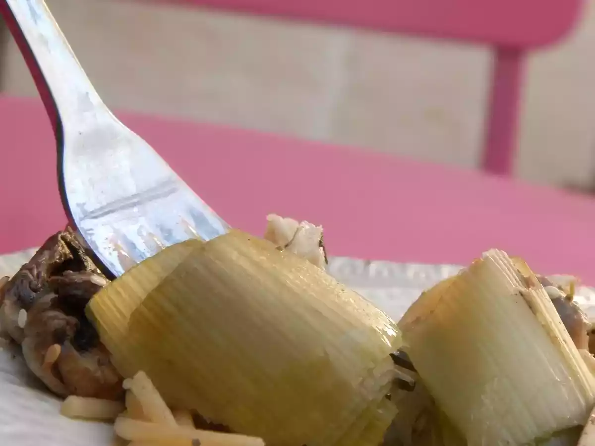 spaghetti, légumes et viande blanche, moins de 300 calories