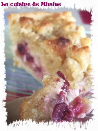 Streusel Pomme Cerise Pour Anniversaire Entre Copine Recette Ptitchef