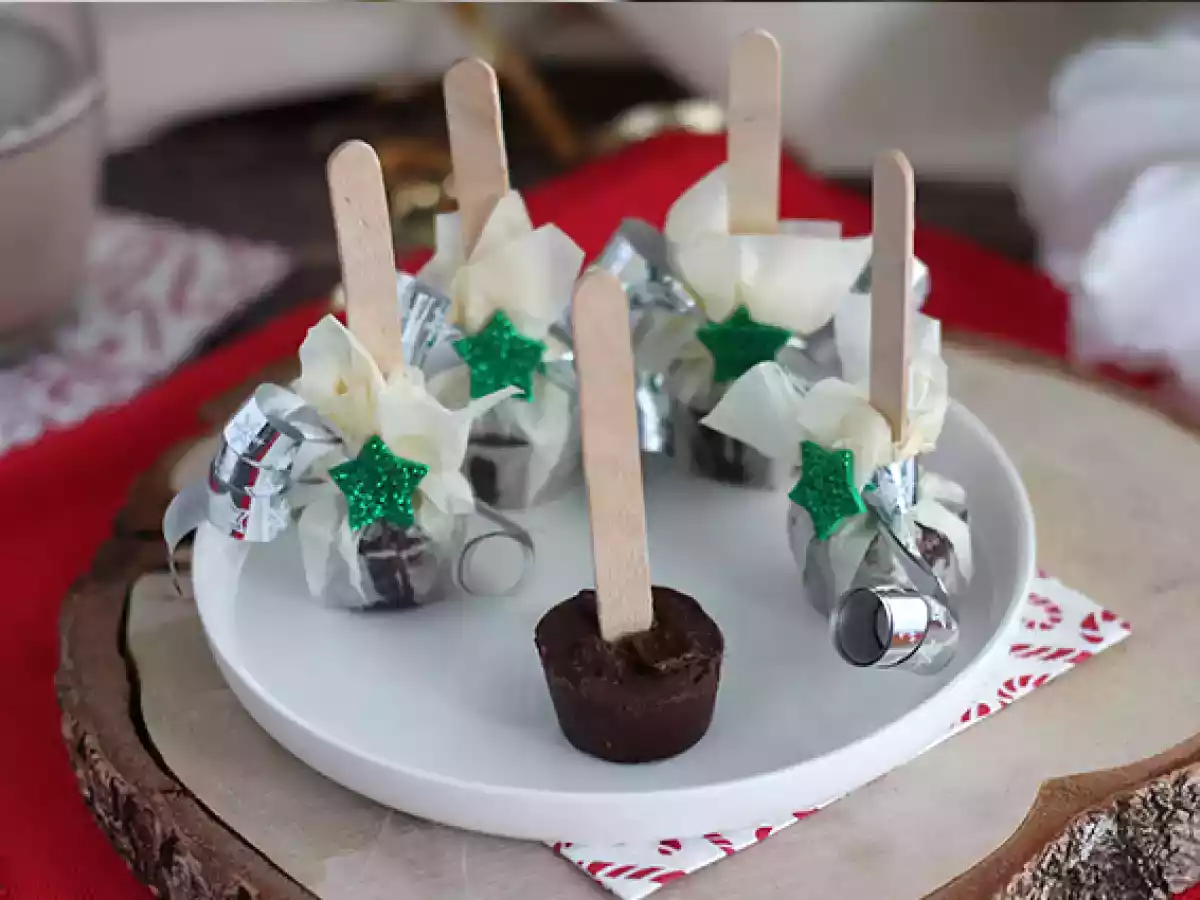 Sucettes pour chocolat chaud: chocolat noir + Carambar - photo 5