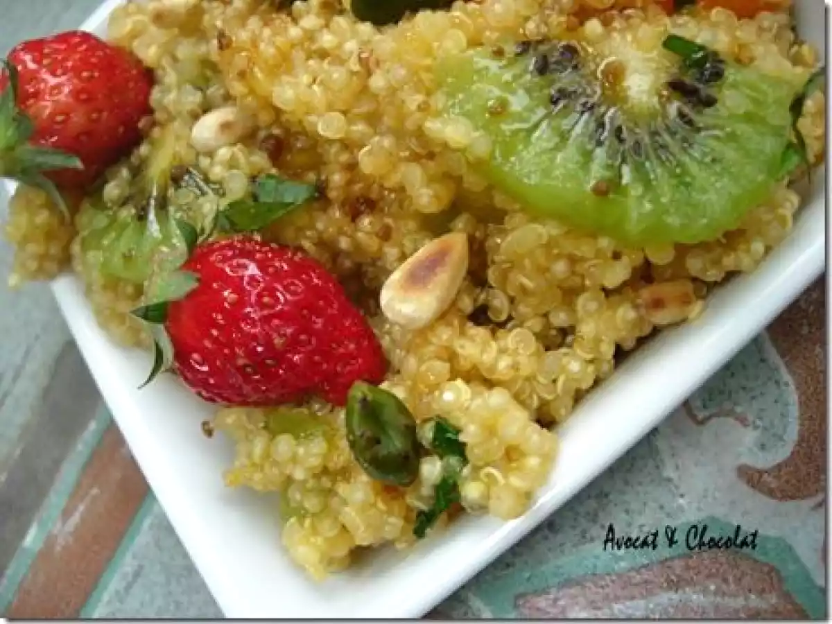 Taboulé de Quinoa vitaminé version sucrée aux fruits frais - photo 2