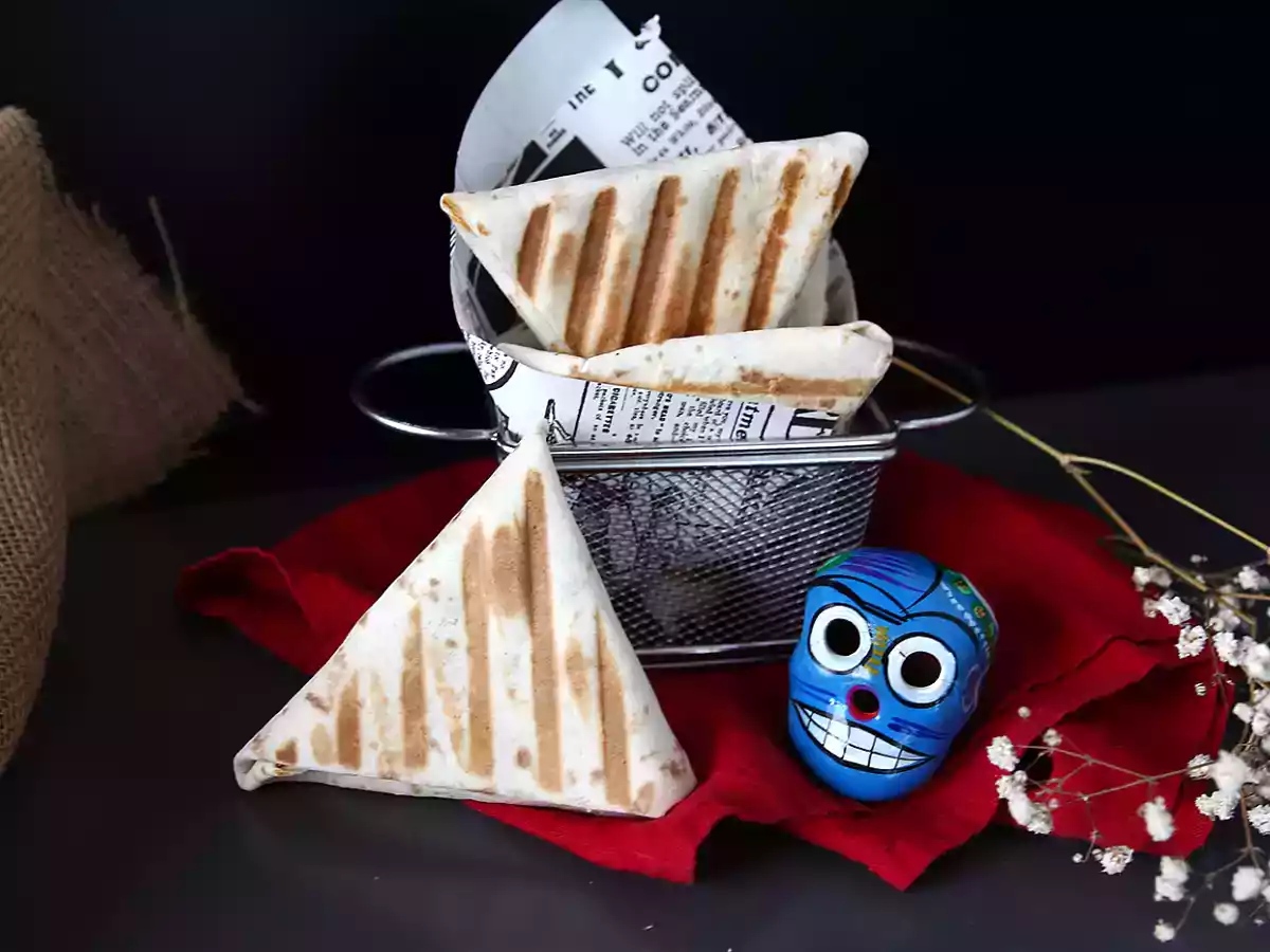 Tacos samoussas à la viande hachée