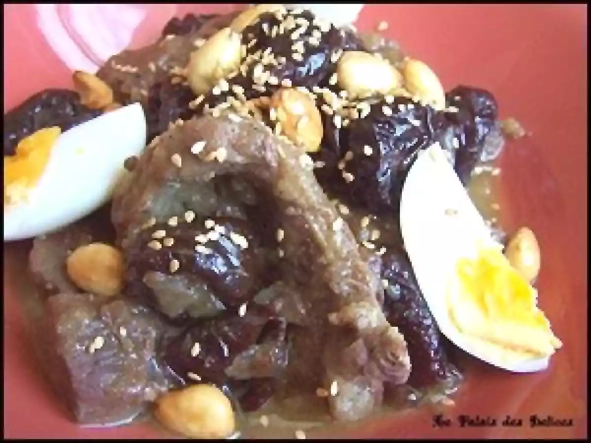 Tajine d'agneau aux pruneaux ( Maroc ) - photo 3