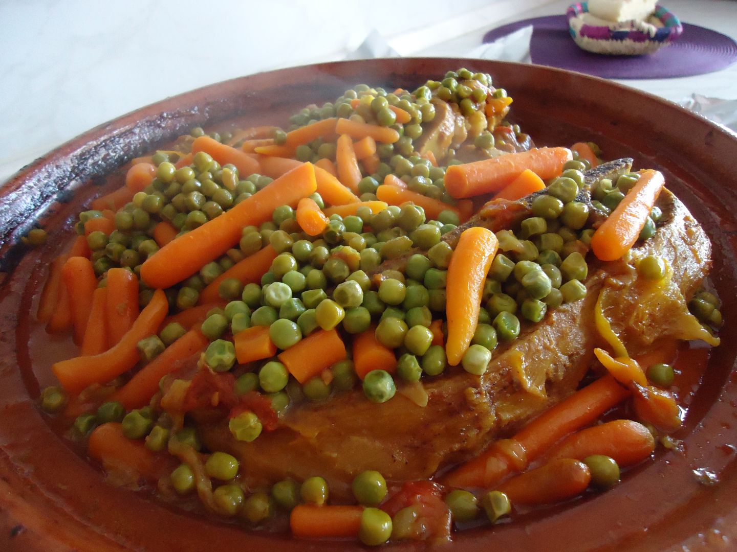 Tajine de viande et ses petits légumes, Recette Ptitchef