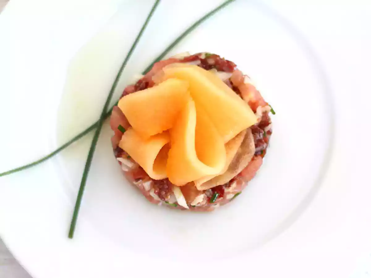 Tartare jambon melon tomate - photo 2
