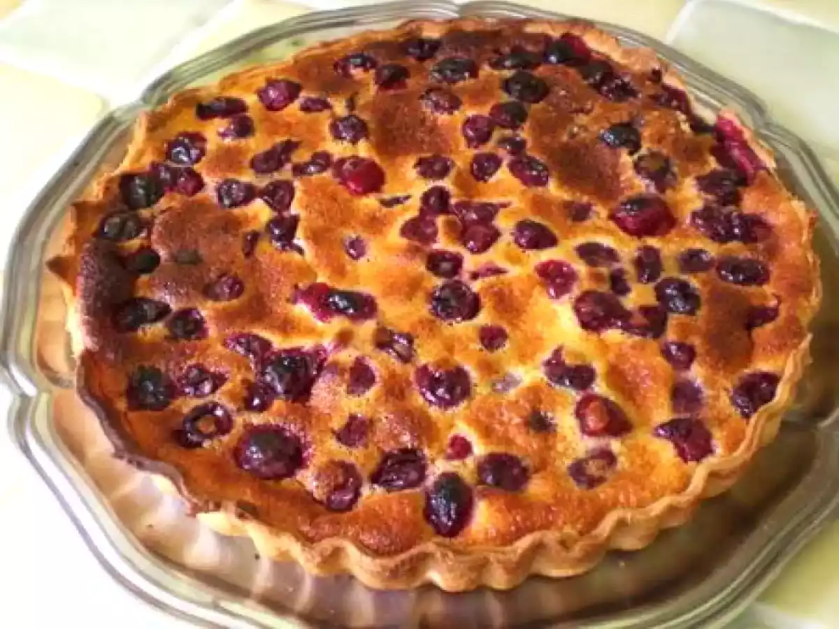 TARTE AMANDINE AUX CERISES