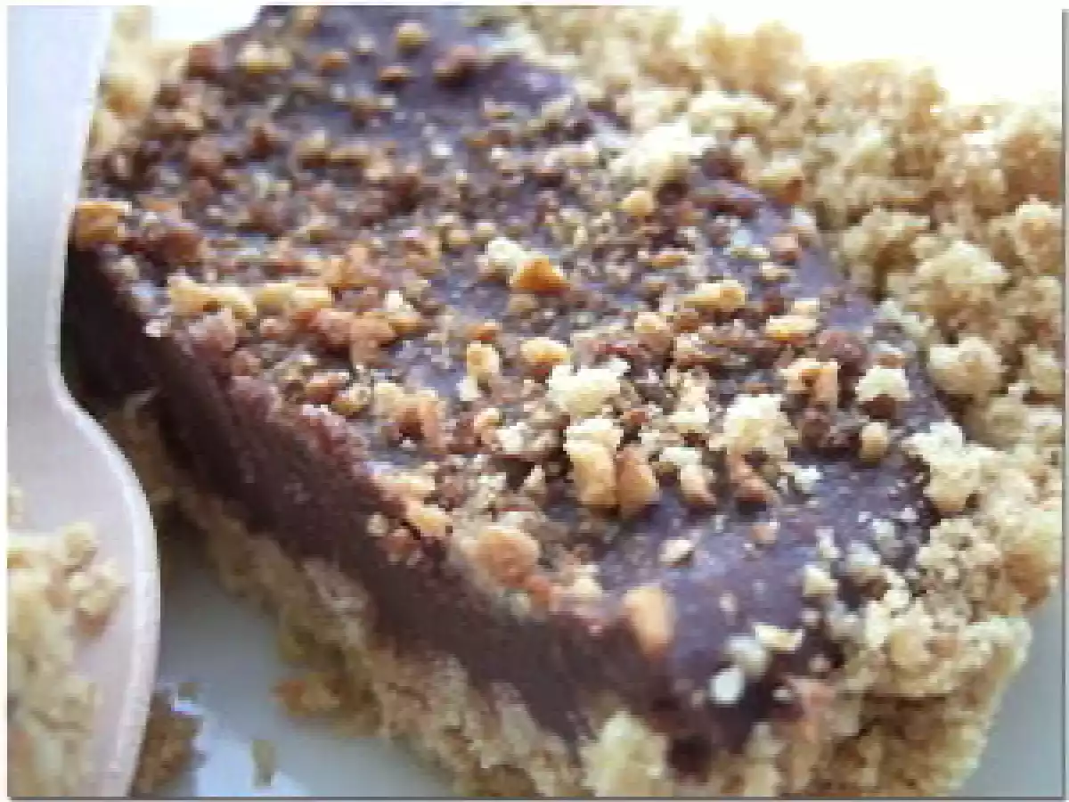 Tarte au chocolat et rochers suchard