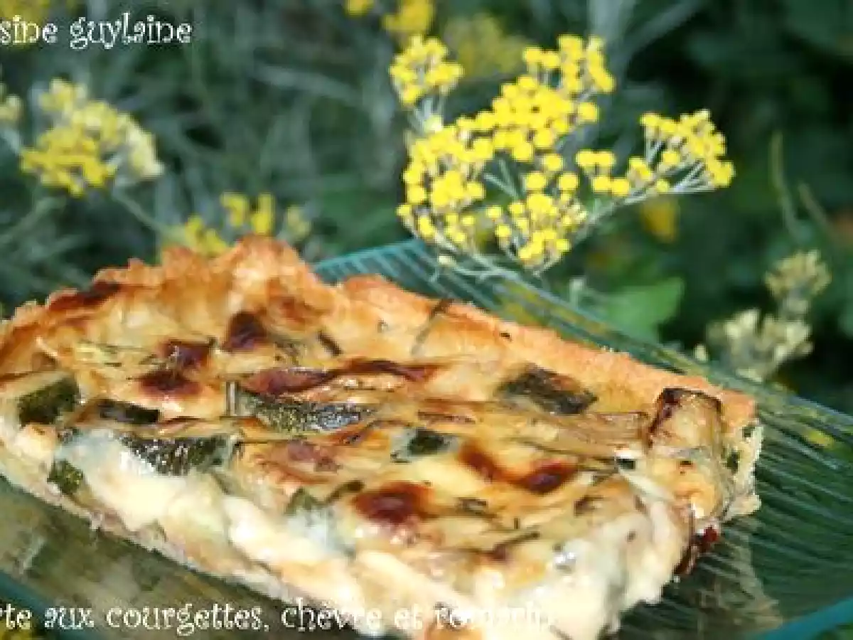 ^^Tarte aux courgettes chèvre et romarin pour le concours de la vache qui rit^^