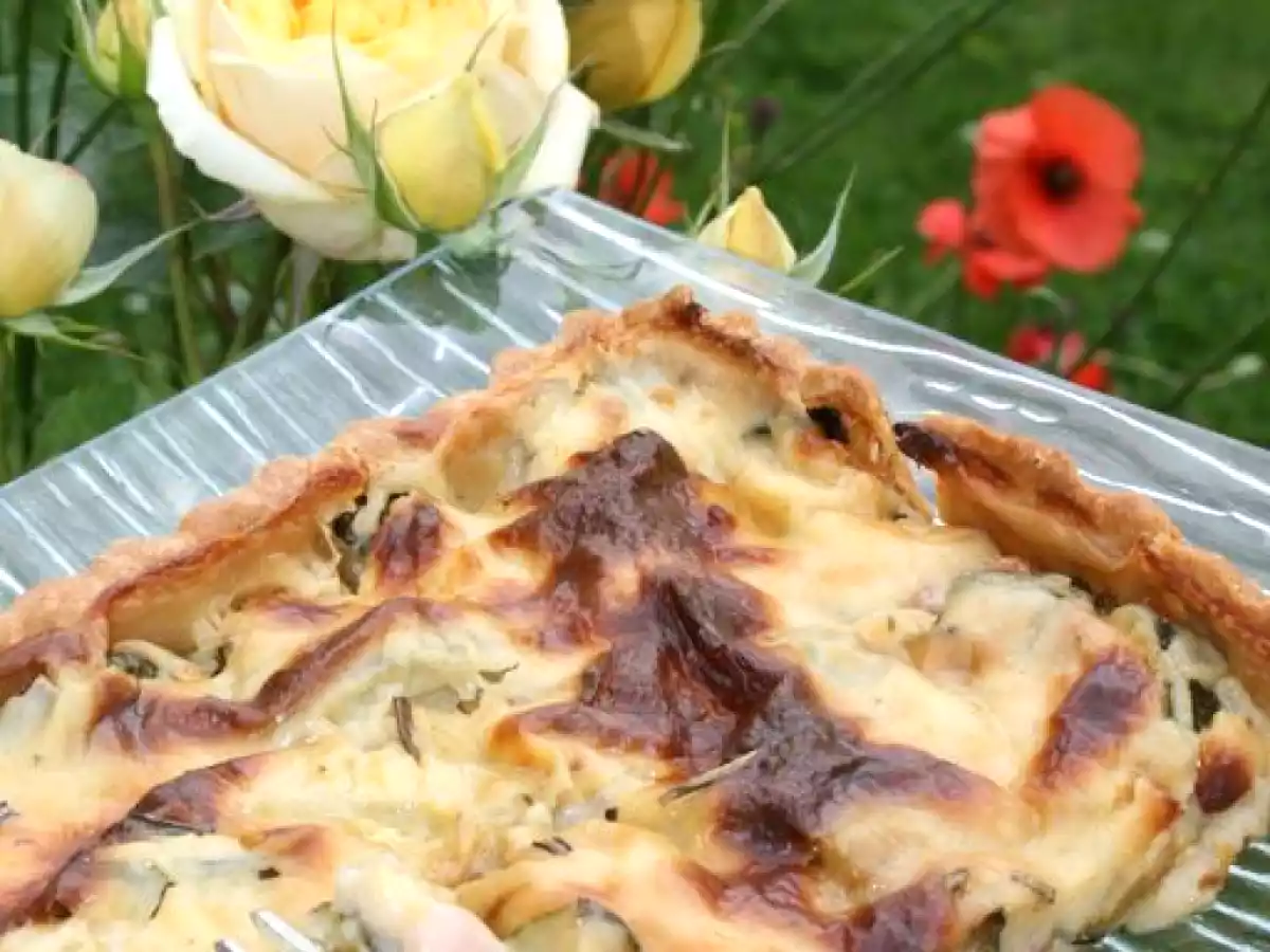 ^^Tarte aux courgettes chèvre et romarin pour le concours de la vache qui rit^^ - photo 2