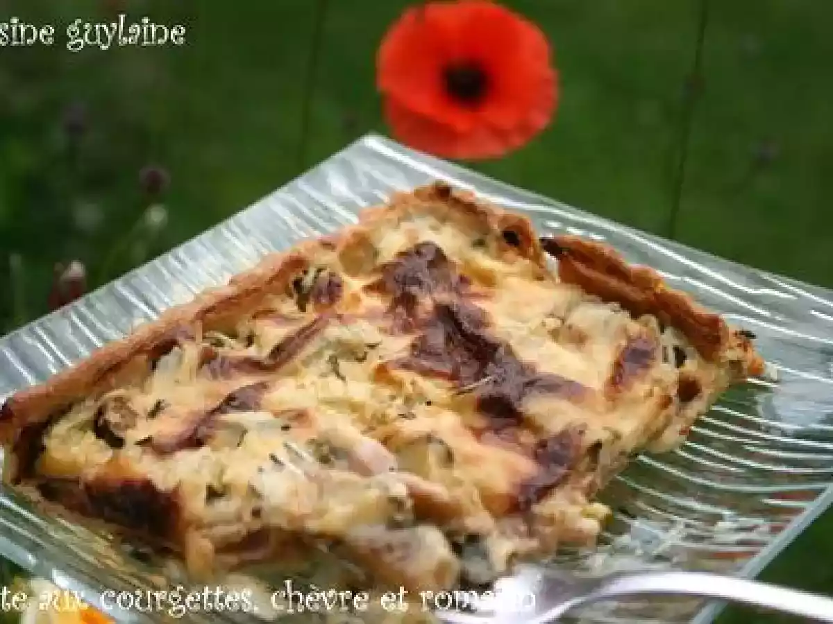 ^^Tarte aux courgettes chèvre et romarin pour le concours de la vache qui rit^^ - photo 5