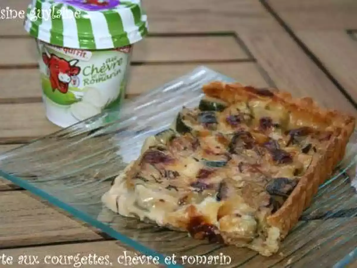 ^^Tarte aux courgettes chèvre et romarin pour le concours de la vache qui rit^^ - photo 6