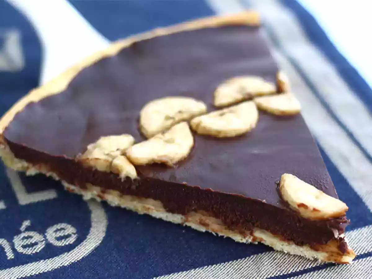 Tarte banane et chocolat (Pas à pas) - photo 3