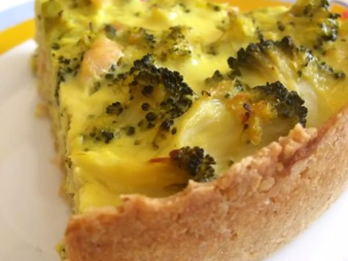 Tarte brocolis et saumon fumé - photo 2