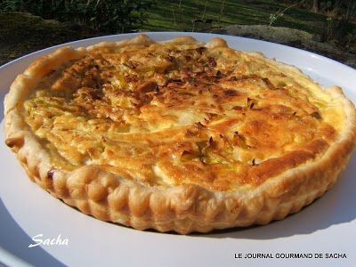 Tarte Chaude Aux Poireaux Et Anchois Recette Ptitchef