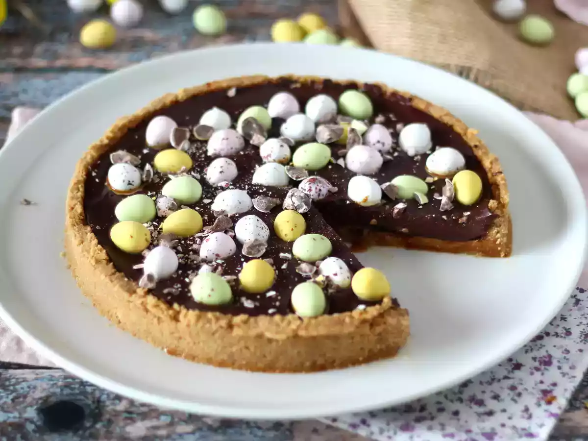 Tarte de Pâques au chocolat et caramel, le dessert le plus gourmand pour Pâques - photo 2