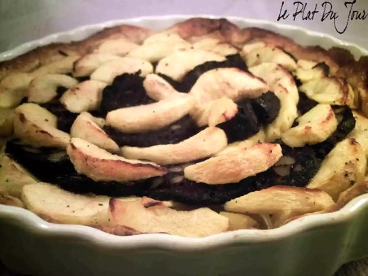 Tarte normande au boudin - photo 2