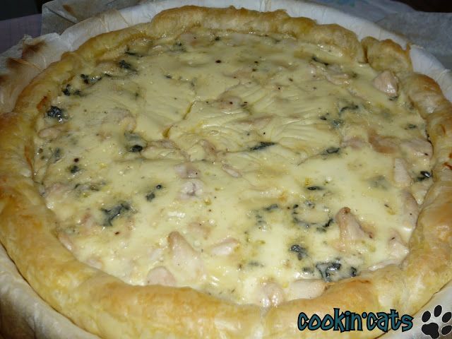 Tarte Poulet-roquefort - Recette Ptitchef