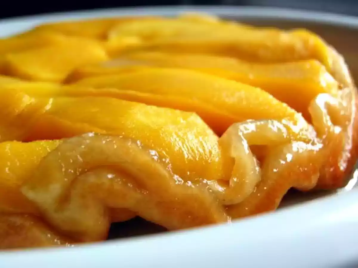 Tarte tatin mangue & gingembre