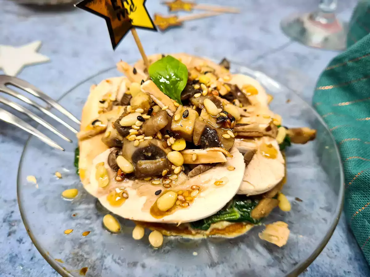 Tartelette champignons et épinards - photo 2