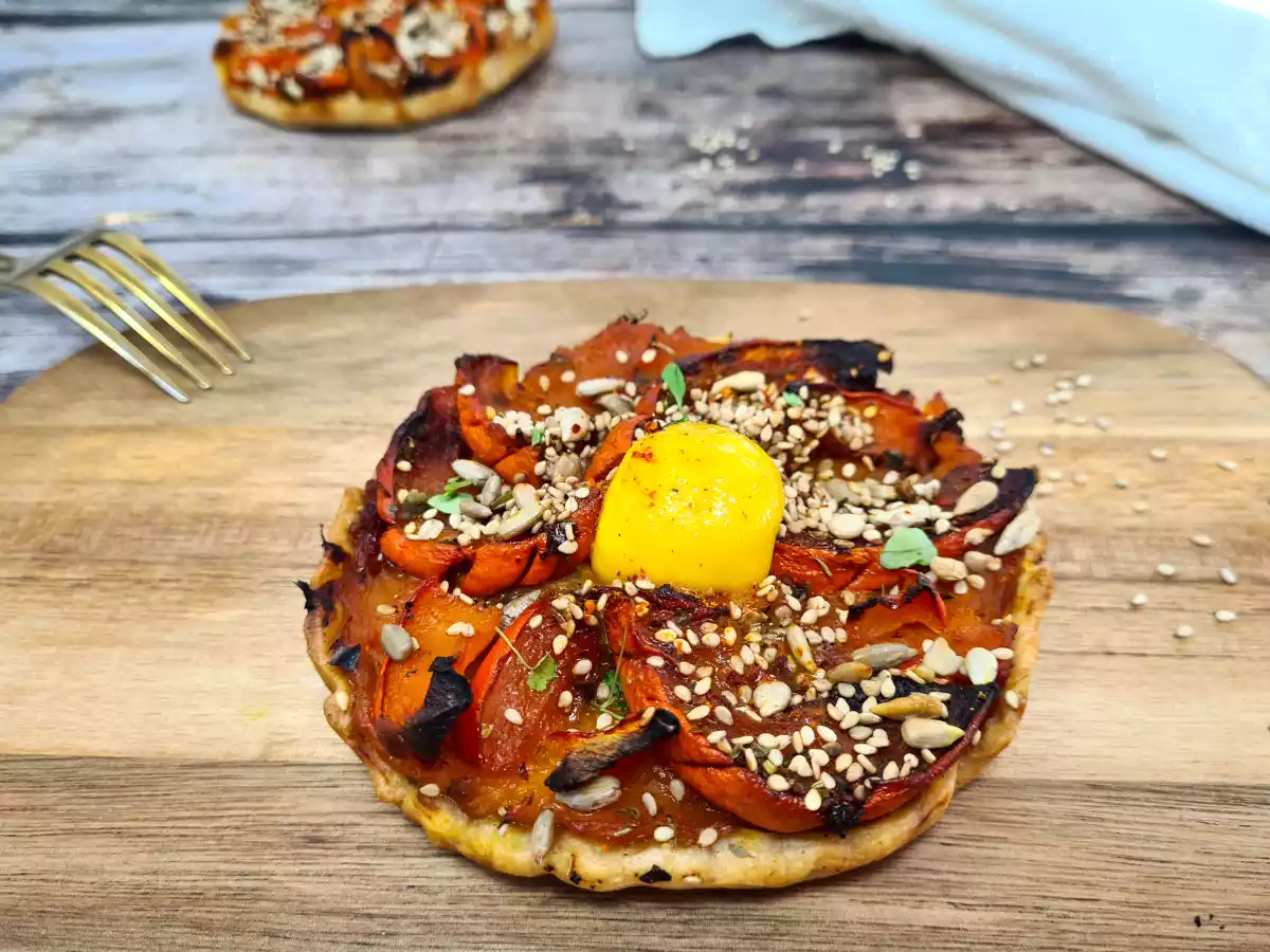 Tartelette potimarron et graines - photo 2