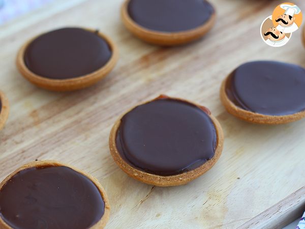 Tartelette chocolat caramel au beurre salé - Recette Ptitchef