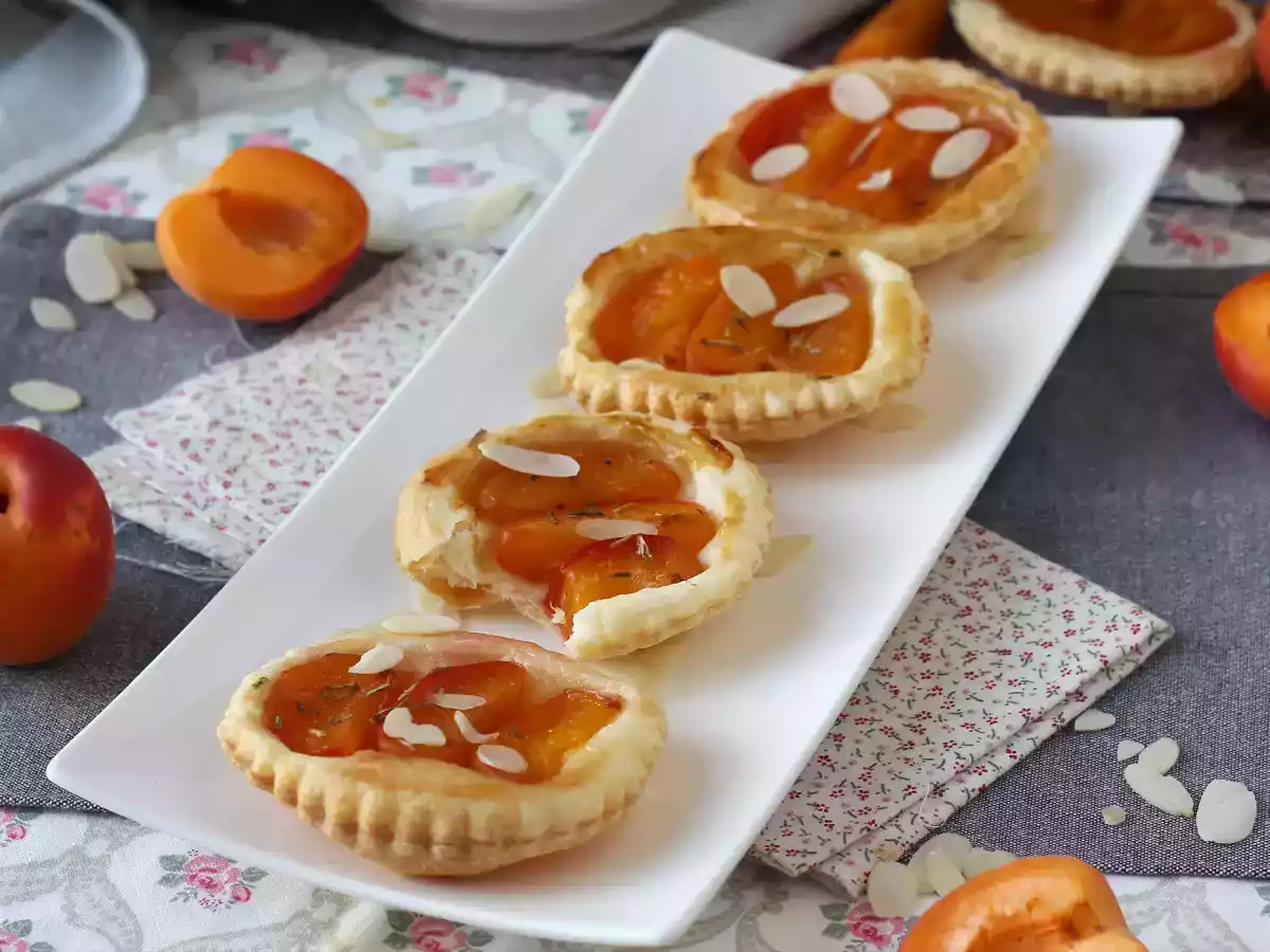 Tartelettes tatin aux abricots, le dessert rapide lorsqu'on a des invités! - photo 7