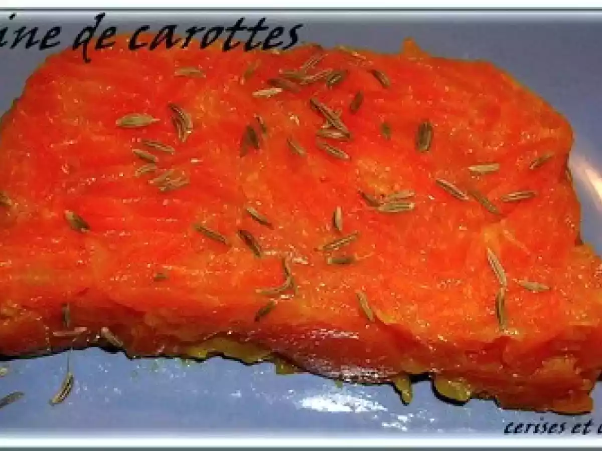 TERRINE DE CAROTTES AU CUMIN - photo 2