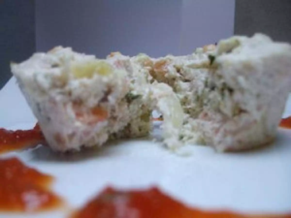 Terrines de poisson et crevettes, coulis de poivron rouge - photo 2