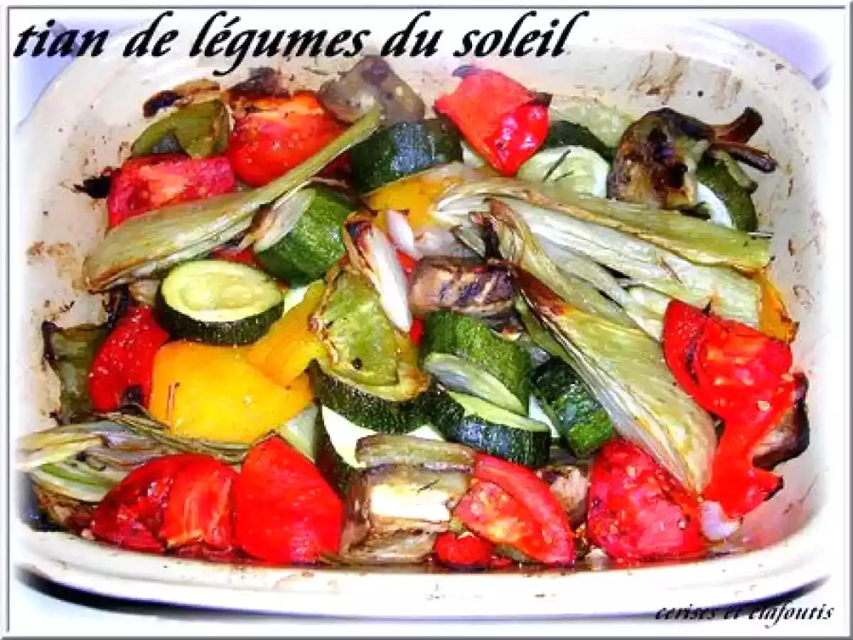Tian de légumes du soleil aux 3 poivrons - photo 2