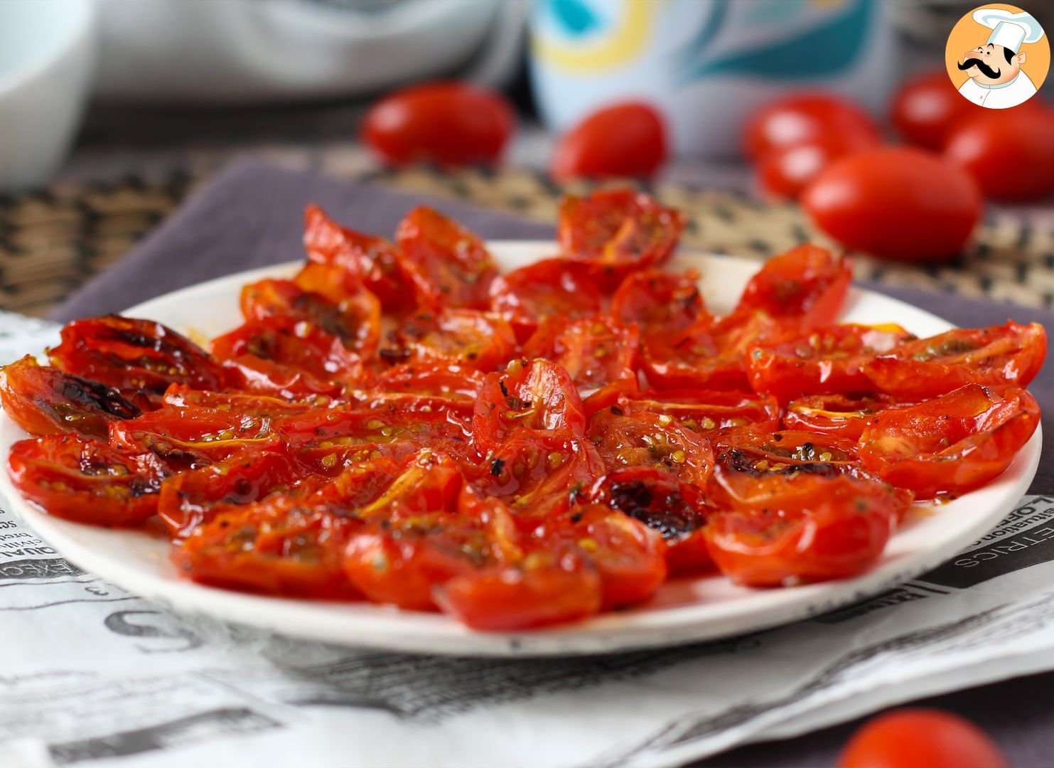 Tomates confites au air fryer