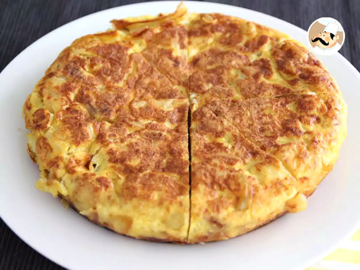Tortilla espagnole pommes de terre et oignons