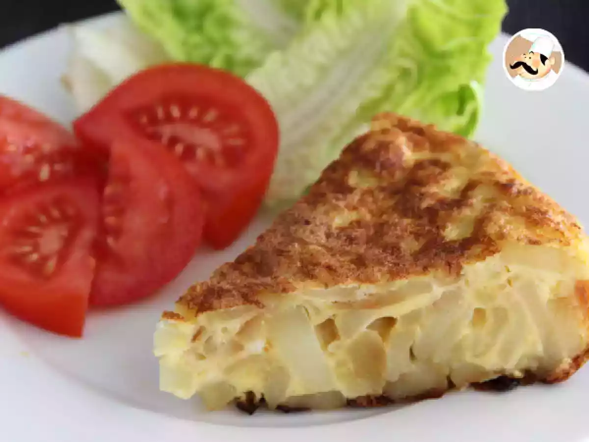 Tortilla espagnole pommes de terre et oignons - photo 4