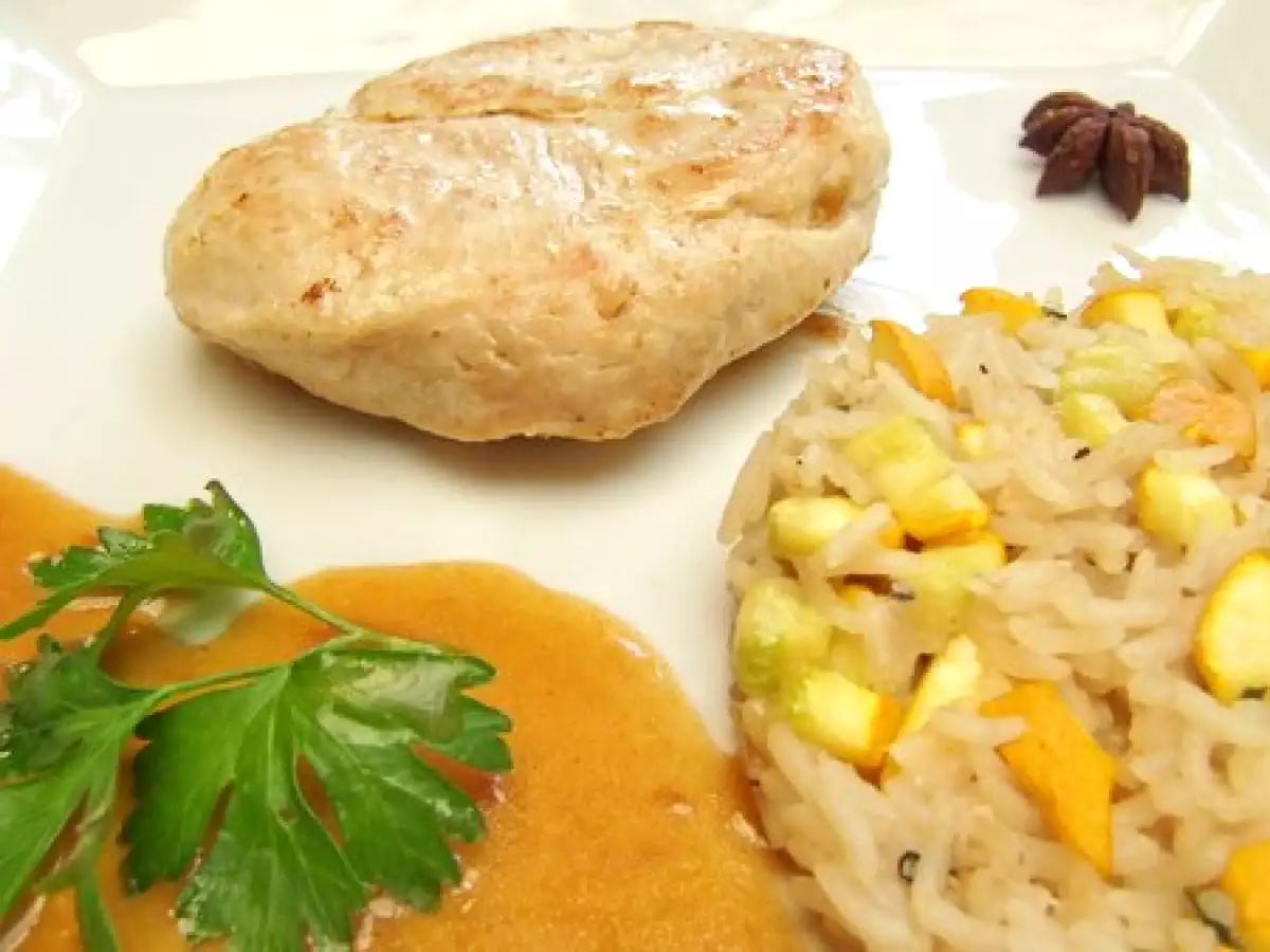 Tournedos de dinde à la badiane & riz thaï au jasmin