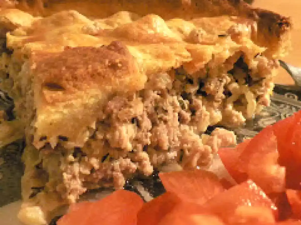 Tourte aux 2 viandes