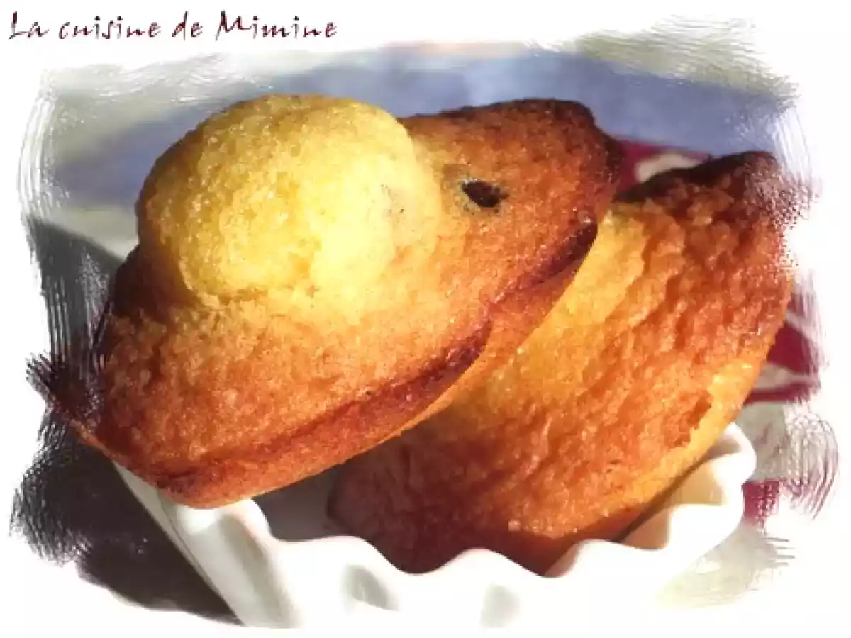 Traditionel revisité : Madeleines à bosses au miel et à l'ananas confit de P&P