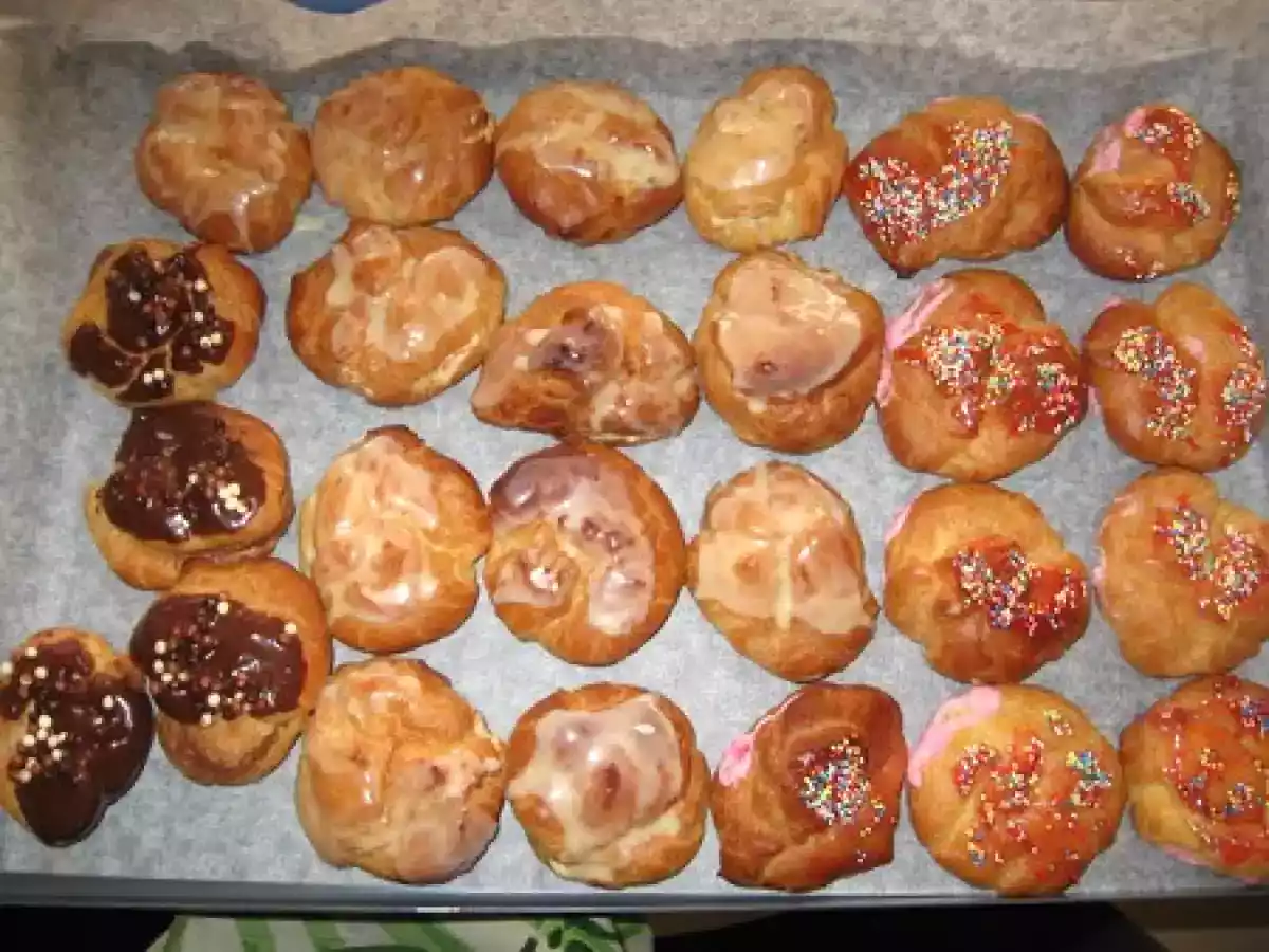 Trilogie de choux à la crème