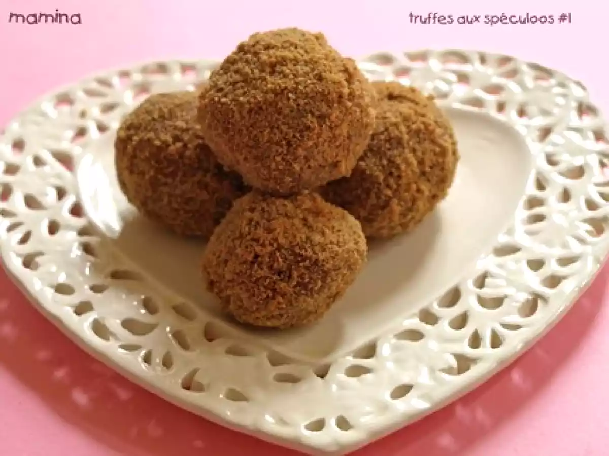 Truffes au spéculoos pour le café ou pas