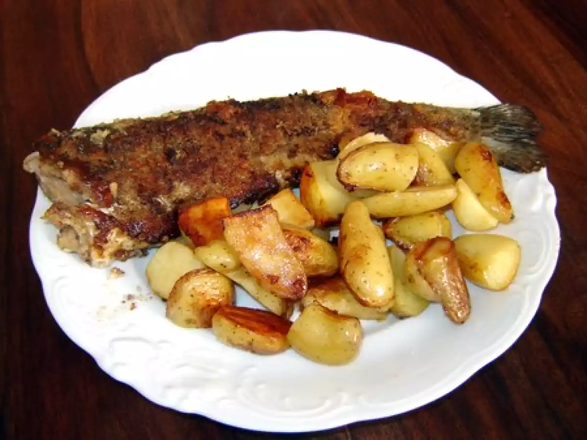 TRUITES EN CROUTE D'AMANDES