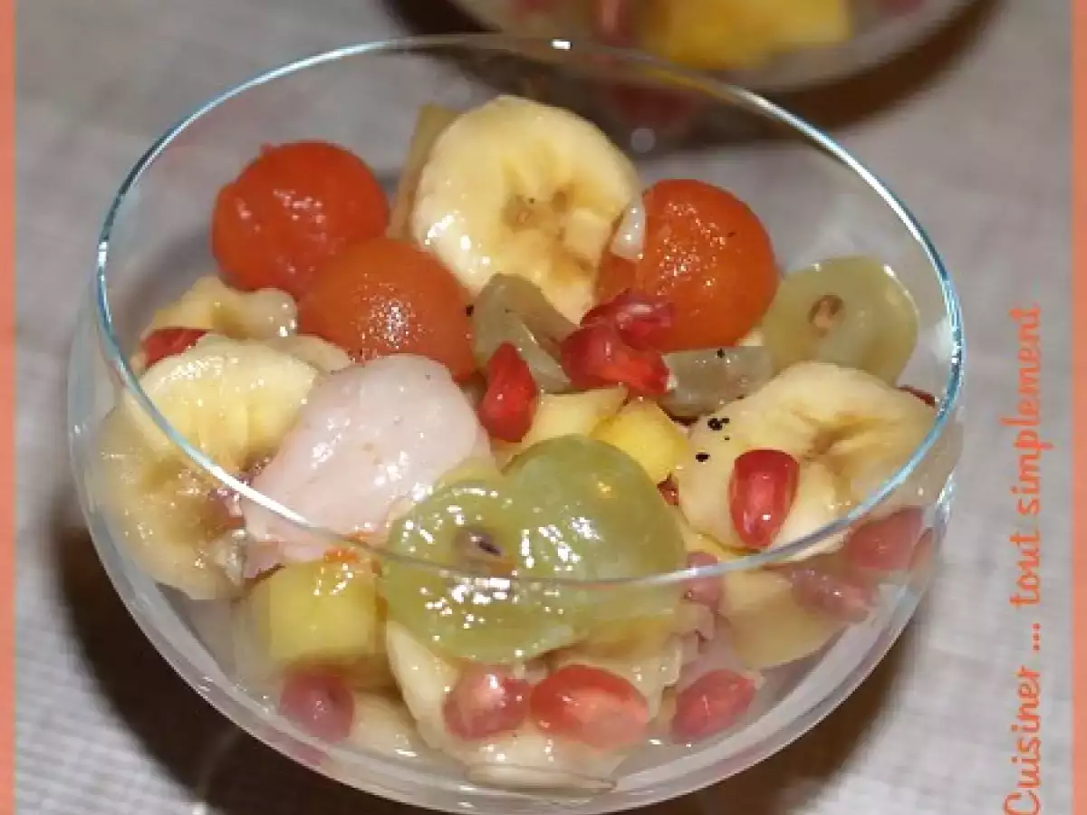 Une Salade De Fruits Exotique ... il faut bien ça après les fêtes - photo 3